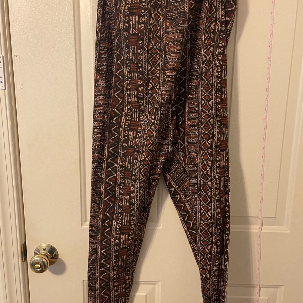 Spiegel Brown Patterned Jumpsuit